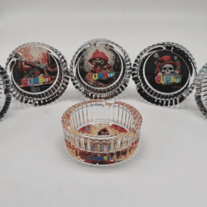 Unique Skull Resin Ashtray (Handmade Design)