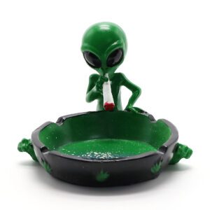 Alien-Themed Resin Ashtray (Marley Style)