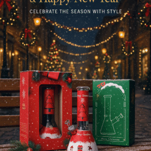 2025 Christmas Edition Glass Bong (250mm)