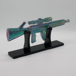 Gun-Style Glass Bong 14 mm – thick glass bongs feel