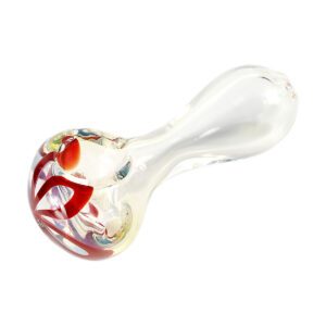 2.5″ Glass Pipe, Clear – borosilicate glass bong companion