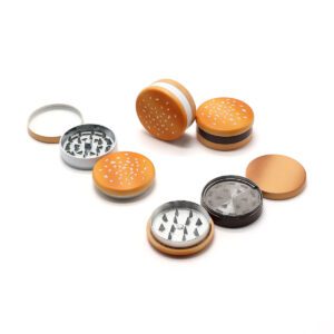 "Sandwich Cookie" Zinc Alloy Herb Grinder (56mm)