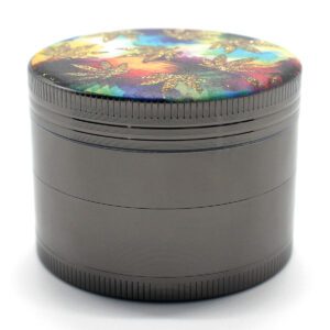 Zinc Grinder 50×37 mm – herb grinder santa cruz style