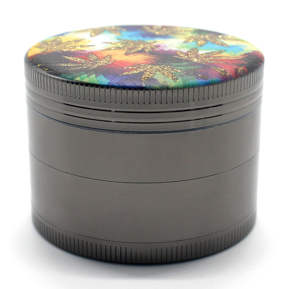 Zinc Grinder 50×37 mm – herb grinder santa cruz style