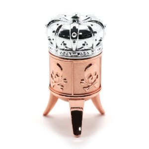 Tall 3-Part Zinc Alloy Grinder (46mm x 86mm)