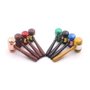 "Judge's Hammer" Themed Metal & Plastic Pipe