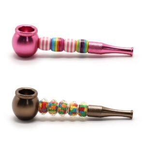 Durable Aluminum Smoking Pipe (Standard Size)