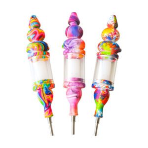 Glass & Silicone Nectar Collector 10 mm – accessories for smoking