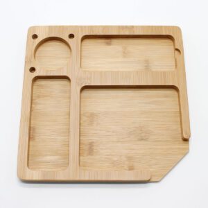 Wooden Tray 250×18×250 mm – tools for smoking
