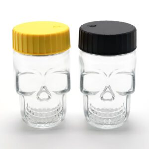 LED Glass Jar with Wooden Lid – containers for smoking food preservation