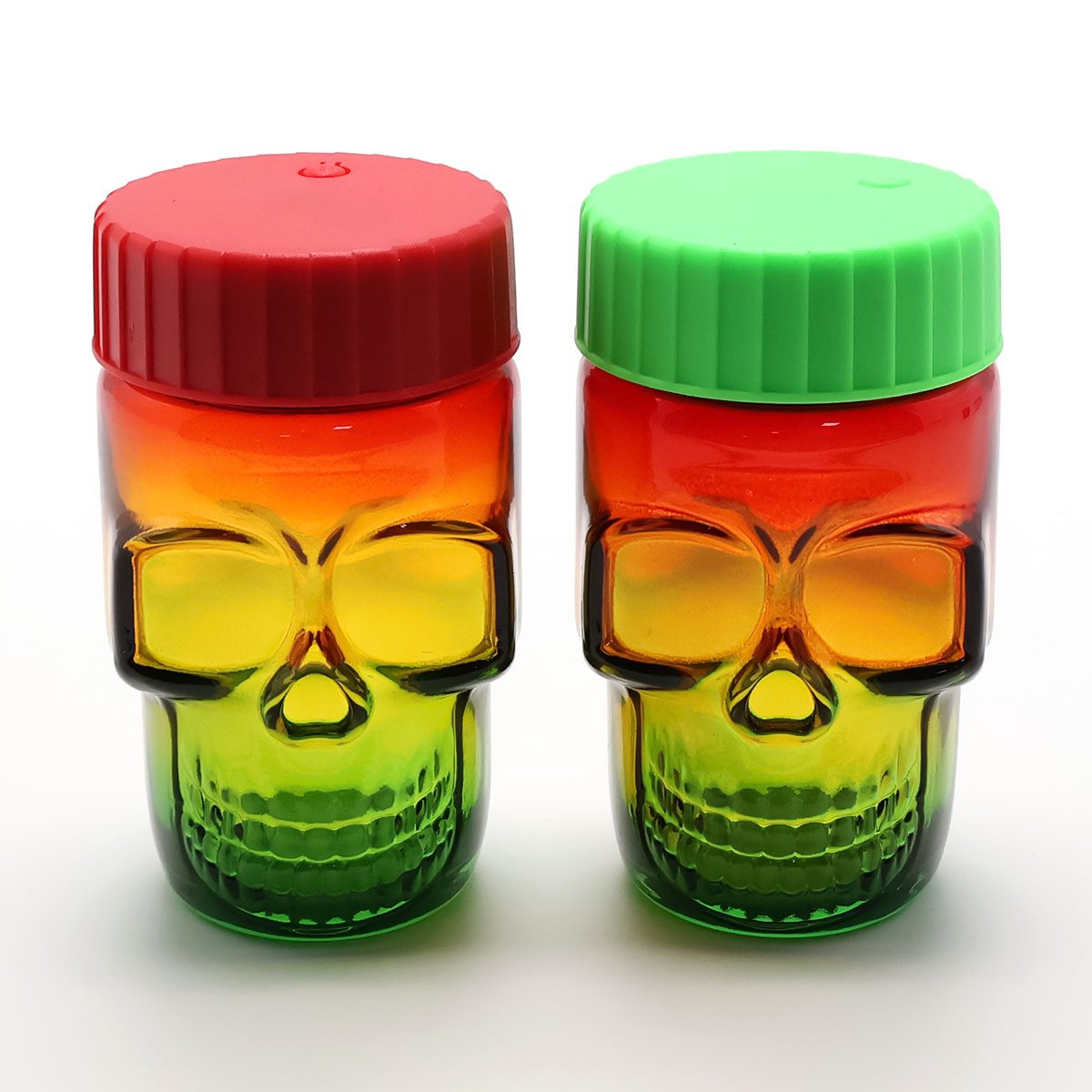 LED Glass Jar with Wooden Lid – jamaican container for smoking weed