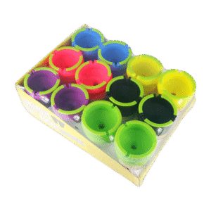 Plastic Plastic Ashtray with assorted colors & custom logo available - ATA20012