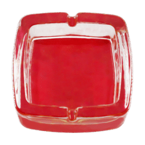 Glass Glass Ashtray with assorted colors & custom logo available - ATA20028