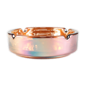 Glass Ashtray with assorted colors & custom logo available - ATA20032