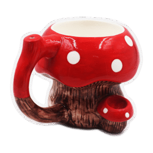 Ceramic Mushroom Ceramic Pipe with assorted colors & custom logo available - CRB23900