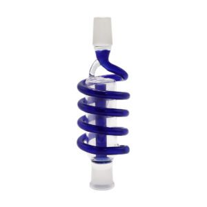 Borosilicate Glass Bong Diffuser Pre Cooler with assorted colors & custom logo available & Male&Female joint - DFR13009