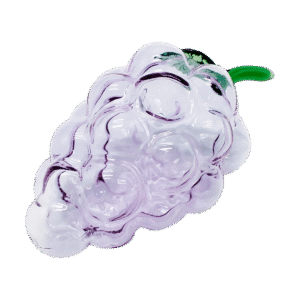 16cm Glass Grape Glass Pipe with assorted colors & custom logo available - GHP22018