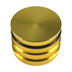 40mm 4-Piece Aluminum Herb Grinder with assorted colors & custom logo available - GRN13940