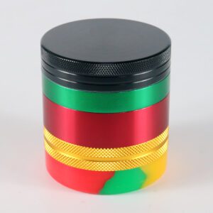 54mm 4-Piece Aluminum Herb Grinder with assorted colors & custom logo available - GRN20204