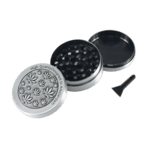 50mm 3-Piece Zinc Herb Grinder with assorted colors & custom logo available - GRZ21002