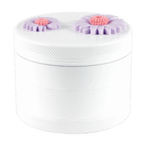 4-Piece Zinc Herb Grinder with assorted colors & custom logo available - GRZ21910