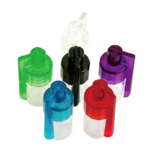 33mm Glass Glass Container with assorted colors & custom logo available - MJ-4