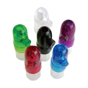 55mm Glass Glass Container with assorted colors & custom logo available - MJ-8