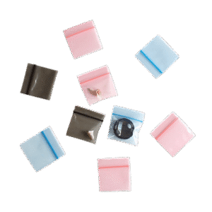 Plastic PE Bag with assorted colors & custom logo available - MINI220510