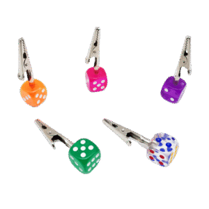 Metal Clip With Dicer Design in Metal - Factory Direct Exquisite