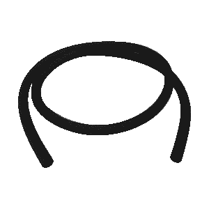 Silicone Silicone Hose with assorted colors & custom logo available - PAT19735