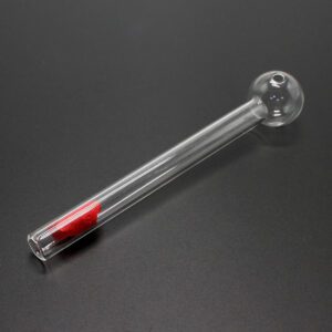 Various Length Glass Glass Oil Burner with assorted colors & custom logo available - PAT22241