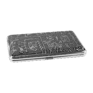 108mm x 69mm Iron Cigarette Case with assorted colors & custom logo available - STR18204