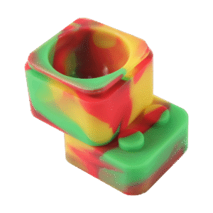 30mm x 30mm Silicone Silicone Container with assorted colors & custom logo available - STR18610