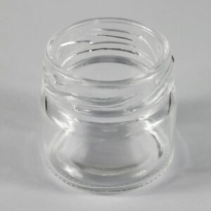 43mm Glass Glass Container with assorted colors & custom logo available - STR20021