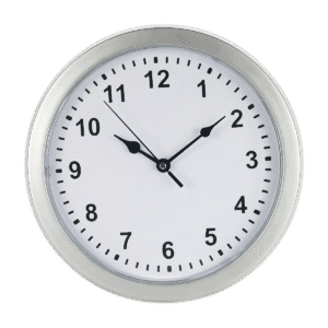 Plastic Clock Shaped Hidden Storage Box/Case with assorted colors & custom logo available - STR20037