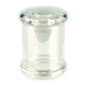 Glass Electroplate Glass Container with assorted colors & custom logo available - STR20109