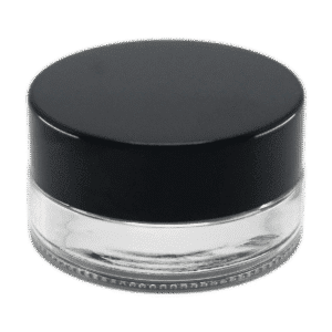 40.5mm Glass Glass Container with assorted colors & custom logo available - STR21081