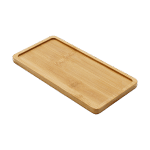 17.5cm x 8.8 Wood Wooden Tray with wood color & custom logo available - STR22079