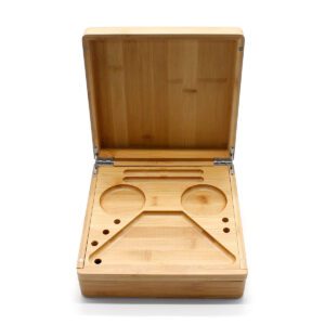 Wood Wooden Container with wood color & custom logo available - STR22096