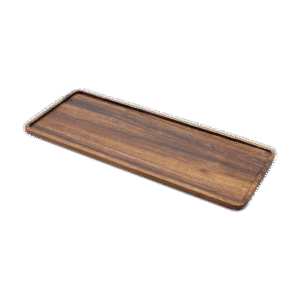 30cm x 12cm Wood Wooden Tray with wood color & custom logo available - STR22098