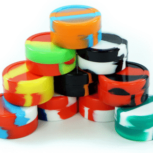 30mm Silicone Silicone Container with assorted colors & custom logo available & 25ml capacity - STR22814