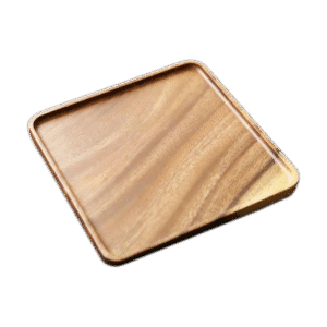 Wood Wooden Tray with wood color & custom logo available - STR23900