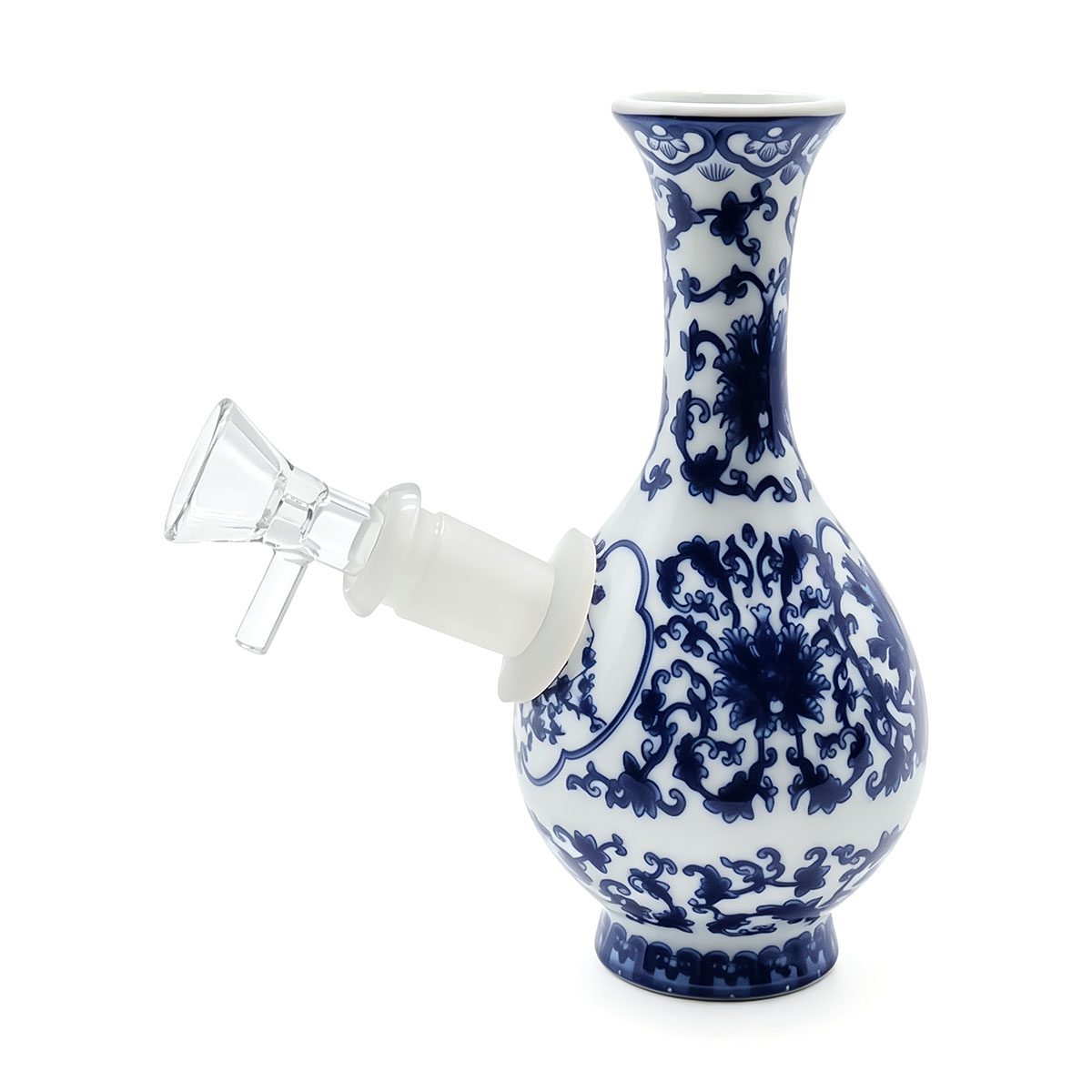 Blue & White Porcelain Water Pipe