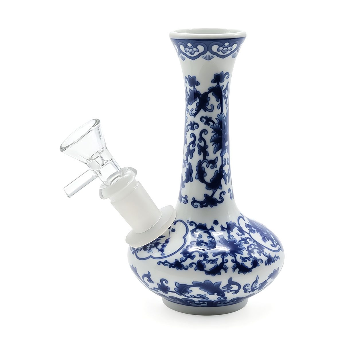 Blue & White Porcelain Water Pipe