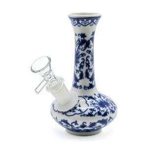 Blue & White Porcelain Water Pipe