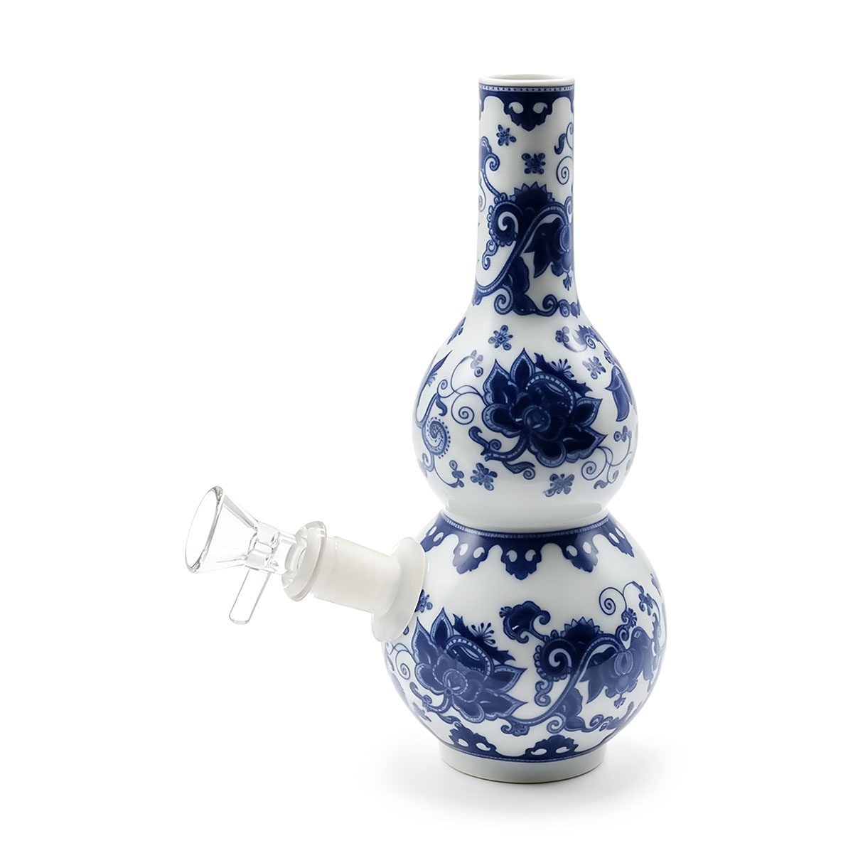 Blue & White Porcelain Water Pipe