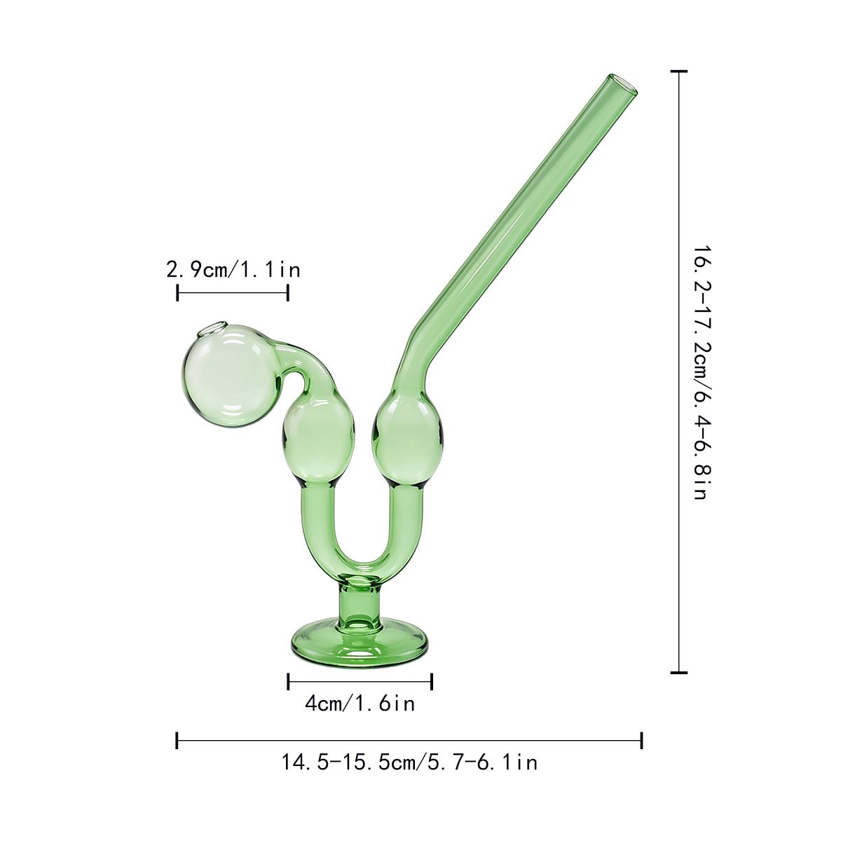 Glass bulb pipe